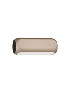 Nova Luce Elli - plafonnier - 17 x 6 cm - 11W dimmable LED inclus - café moka et noir mat