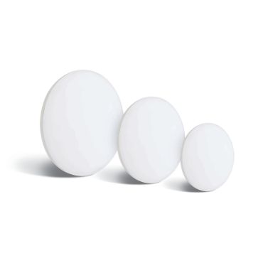 ONE Light Floating Panels Range - plafonnier encastré - Ø 12 x 2,4 cm - 10W LED inclus - blanc - couleur de lumière blanc chaud