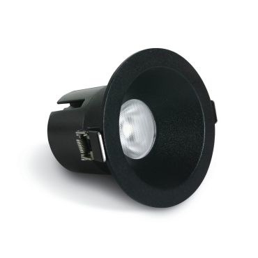 ONE Light 8W Range - spot encastré - Ø 88 mm, Ø 73 mm encastré - 8W LED inclus - noir