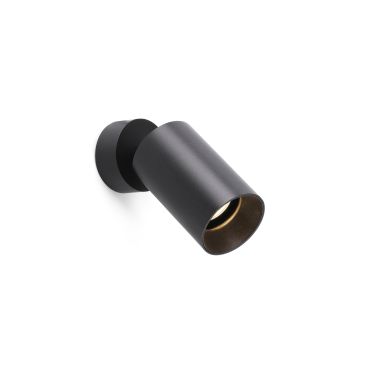 Faro Stan - spot en saillie 1L - Ø 6 x 15 cm - noir mat