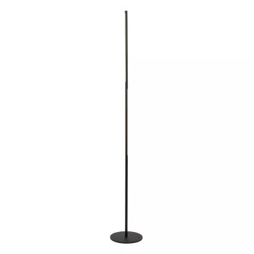 Lucide Finan - lampadaire - Ø 25 x 170 cm - 3 step dimmer - 30W dimmable LED inclus - noir