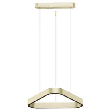 VK Lighting Aria - lampe suspendue - 60 x 306 cm - 60W dimmable LED inclus - or