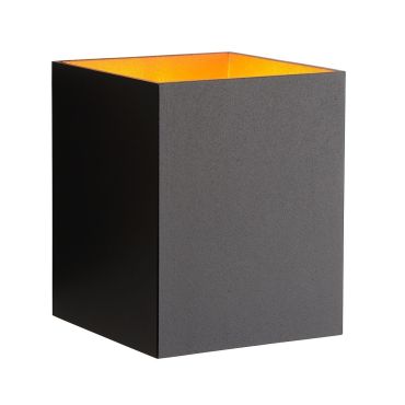 Lucide Xera - applique murale - 8,2 x 10 x 10 cm - noir, or