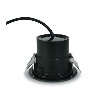 ONE Light Gamme Salle de Bains - spot encastrable - Ø 110 mm, Ø 94 mm encastrable - 6W LED inclus - IP65 - noir