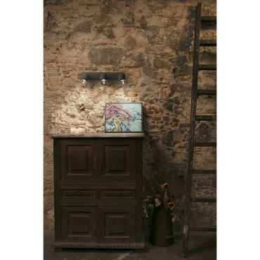 Faro Stone - spot en saillie 3L - 48 x 13 x 13,5 cm - gris