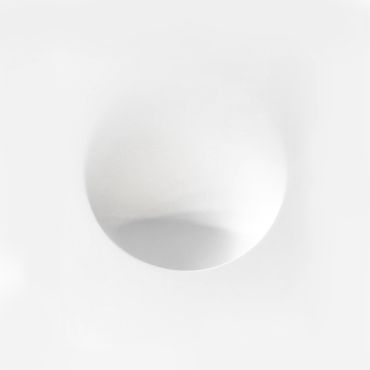 Nova Luce Cirocco - applique encastrée - 25 x 21 cm - crépi blanc