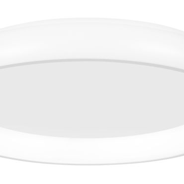 Nova Luce Albi - plafonnier - Ø 61 x 8,5 cm - 50W LED dimmable inclus - blanc