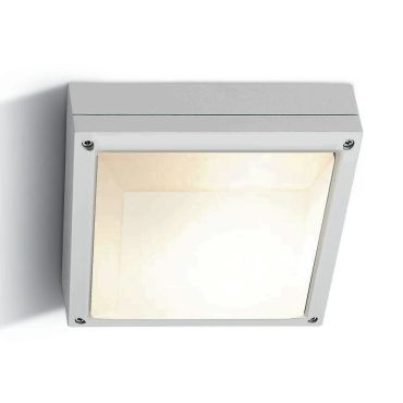 ONE Light Square E27 Outdoor - plafonnier extérieur - 27 x 27 x 8 cm - IP54 - blanc