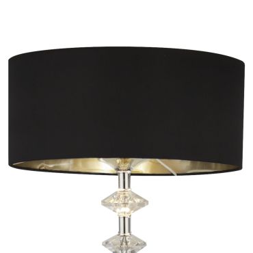 Searchlight New Orleans - lampadaire - 157,5 cm - noir et chrome