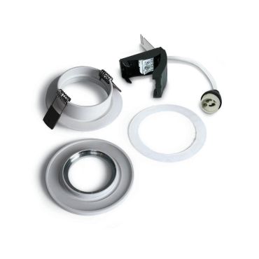 ONE Light Gamme Salle de Bains - spot encastré - Ø 84 mm, Ø 68 mm encastré - IP65 - blanc
