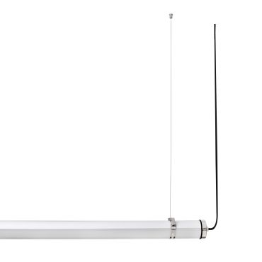 Faro Scuba - lampe suspendue - 120 x 7 cm - 36W LED inclus - IP66 - chrome