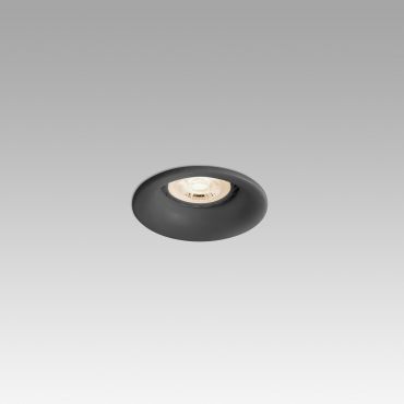 Faro Neon - spot encastrable - Ø 78 mm, Ø 65 mm encastrable - noir mat