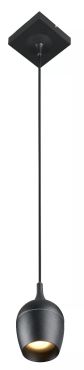 Lucide Preston - lampe suspendue - 10 x 10 x 146,7 cm - IP44 - noir