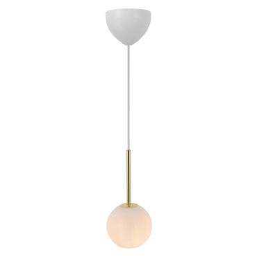Nordlux Franca 13 - lampe suspendue - Ø 13 x 27,5 cm - laiton