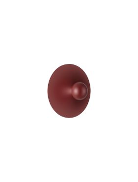Nova Luce Edem - applique murale - Ø 25 x 11 cm - 9W LED inclus - rouge