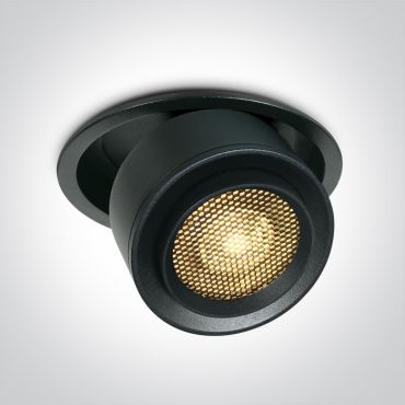 ONE Light Pop Up Range - spot encastré - Ø 134 mm x Ø 120 mm taille d'encastrement - 25W LED inclus - noir