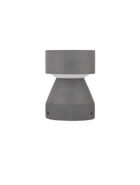 Nova Luce Lua - lampe de jardin - Ø 16 x 22 cm - 12W LED inclus - IP65 - noir