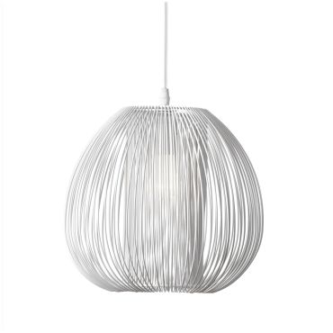 Nova Luce Desire - lampe suspendue - Ø 28 x 250 cm - blanc
