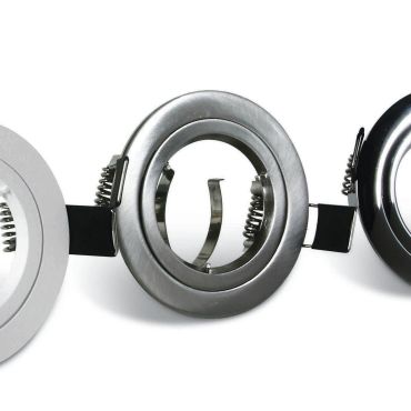 ONE Light - spot encastrable - Ø 79 mm, Ø 70 mm encastrable - chrome brossé