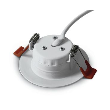 ONE Light - spot à encastrer - Ø 90 mm, Ø 68 mm encastré - 3W LED inclus - blanc - couleur de lumière blanc chaud