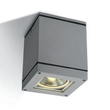 ONE Light PAR30 Outdoor Cubes - plafonnier d'extérieur - 10,8 x 10,8 x 14 cm - IP54 - gris