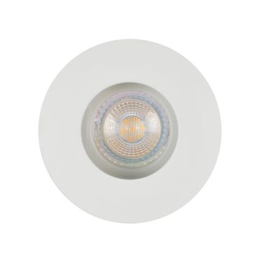 Projectlight Zeus - spot encastré - Ø 90 mm, Ø 74 mm encastré - IP65 - blanc