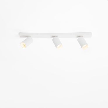 Nova Luce Zelos - spot en saillie 3L - 60 x 13,7 x 6 cm - blanc sablé