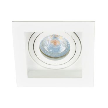Projectlight Bloq - spot encastrable - 100 x 100 mm, 92 x 92 mm encastrable - blanc
