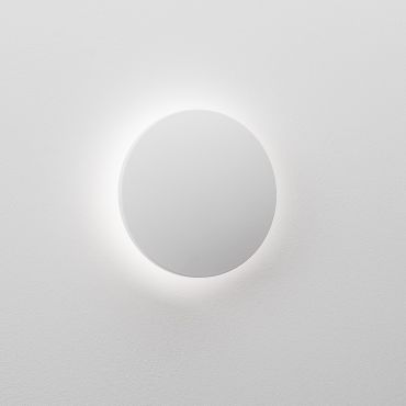 Nova Luce Astrid - applique murale - Ø 13,5 x 4 cm - 6W LED inclus - blanc sable