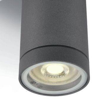 ONE Light GU10 Outdoor Cylinders - plafonnier d'extérieur - Ø 6,5 x 9,5 cm - IP54 - anthracite