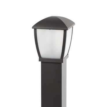 Faro Wilma - poteau de jardin - 22,5 x 22,5 x 82 cm - IP44 - gris foncé