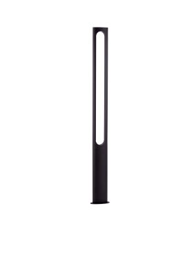 Nova Luce Eta - lampe de jardin - 23 x 200 x 12 cm - 21W LED inclus - IP65 - anthracite foncé