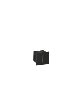 Nova Luce Aizen - applique encastrée - 7 x 6,5 x 5,6 cm - 3W LED inclus - IP65 - anthracite foncé