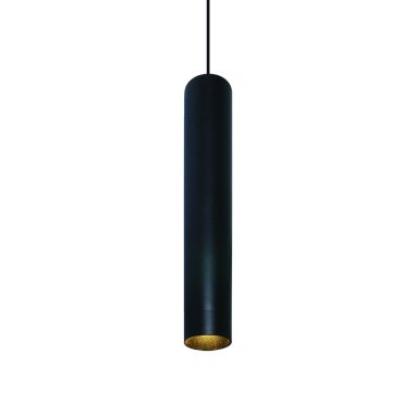 ONE Light système de rail magnétique - Suspensions cylindriques - Ø 4 x 190 cm - 9W LED inclus - noir