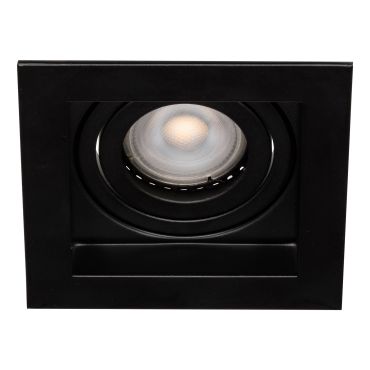 Projectlight Bloq - spot encastrable - 100 x 100 mm, 92 x 92 mm encastrable - noir