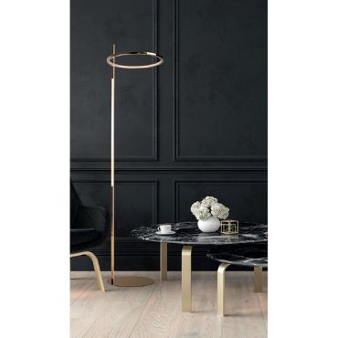 Maxlight Lozanna - lampadaire - 170 cm - 27W LED inclus - or