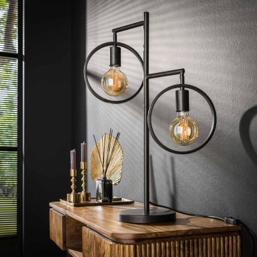 Vico Ring 2L - lampe à poser - 50 x 22 x 70 cm - anthracite
