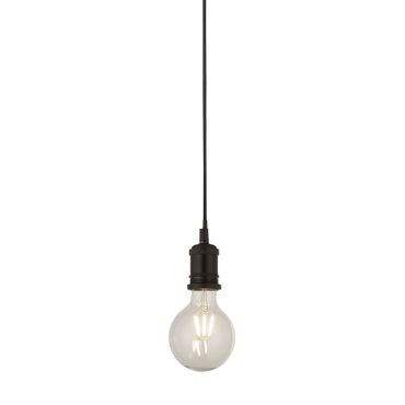 Searchlight Suspension - lampe suspendue - Ø 9,8 x 150 cm - noir mat