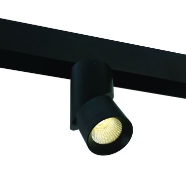 ONE Light système de rail magnétique - Shop Track Lights - spot sur rail - Ø 6,6 x 17,6 cm - 15W LED inclus - noir
