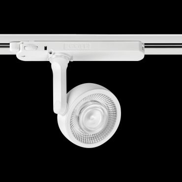 Maxlight Charon - spot de piste - système de piste triphasé - 17 x 10,2 x 14,8 cm - 15W LED inclus - blanc