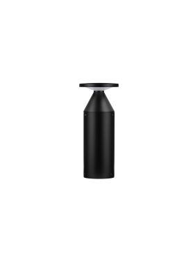 Nova Luce Neve - lampe de jardin - Ø 13 x 30 cm - 11W LED inclus - IP65 - noir sablé
