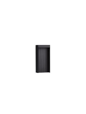 Nova Luce Alley - lampe de jardin - 14 x 30 x 8 cm - 8W LED inclus - IP65 - anthracite foncé