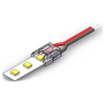 Roi Du Luminaire - connecteur avec câble de 15 cm - pour ruban LED SMD 8 mm monocolore