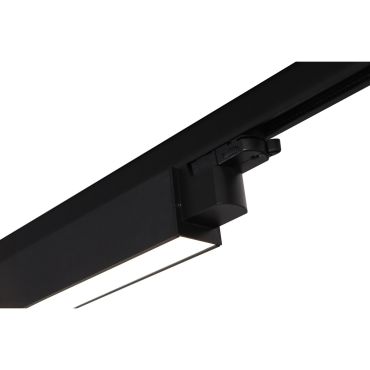 Maxlight Linear - Système de rail triphasé - 120,8 x 5 x 6,6 cm - 36W LED inclus - noir