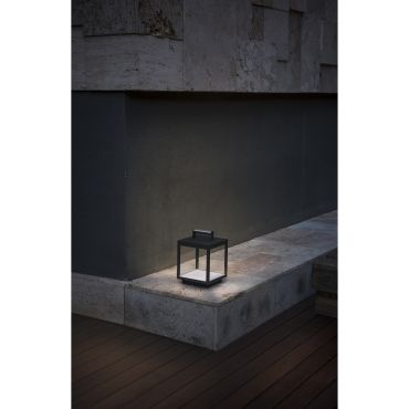 Faro Task - lampes portables - 18 x 18 x 26,8 cm - 5W LED inclus - IP54 - gris foncé