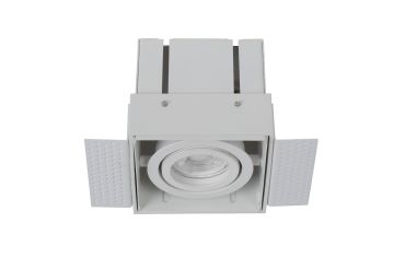 Lucide Trimless - spots encastrés - 97 x 97 mm, 97 x 97 mm format encastré - blanc