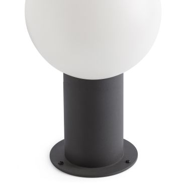 Faro Moon - lampe de jardin - Ø 18 x 30 cm - IP44 - gris foncé