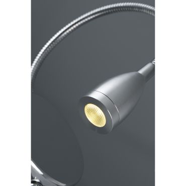 Faro Loke - applique murale avec interrupteur - 3 x 32 cm - 3W LED inclus - chrome poli