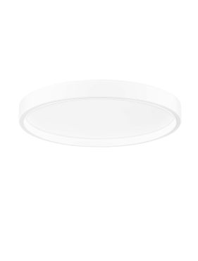 Nova Luce Istos - plafonnier - Ø 50 x 5 cm - 38W dimmable LED inclus - blanc sablé