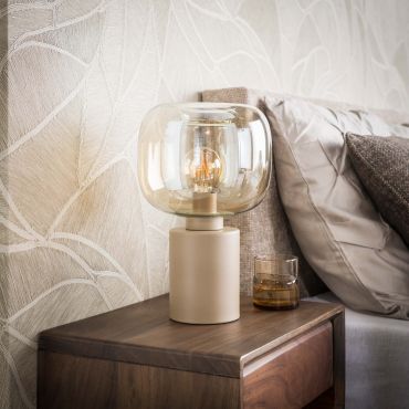 Vico Serene – lampe de table – 22 x 37 cm – beige